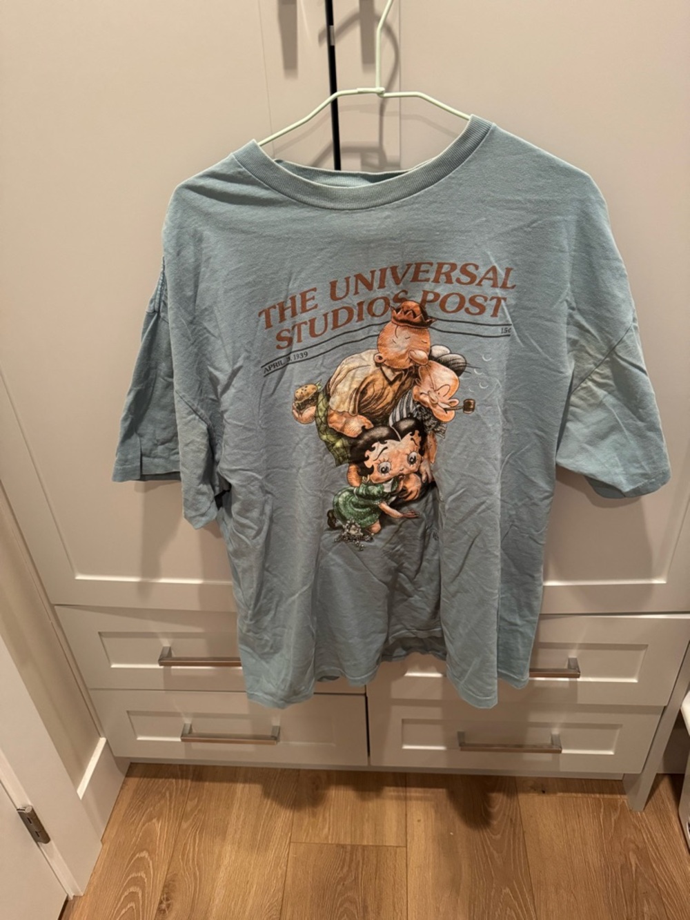 Universal studios vintage Tshirt, Popeye and Betty boop
